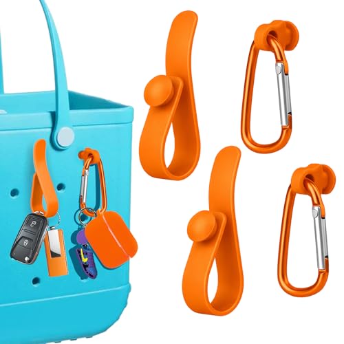 Image of Mity rain Key Holder for Bogg Bag, Accessories for Bogg Bags Original X Large, Insert Charm Carabiner Keychain for Beach Bag