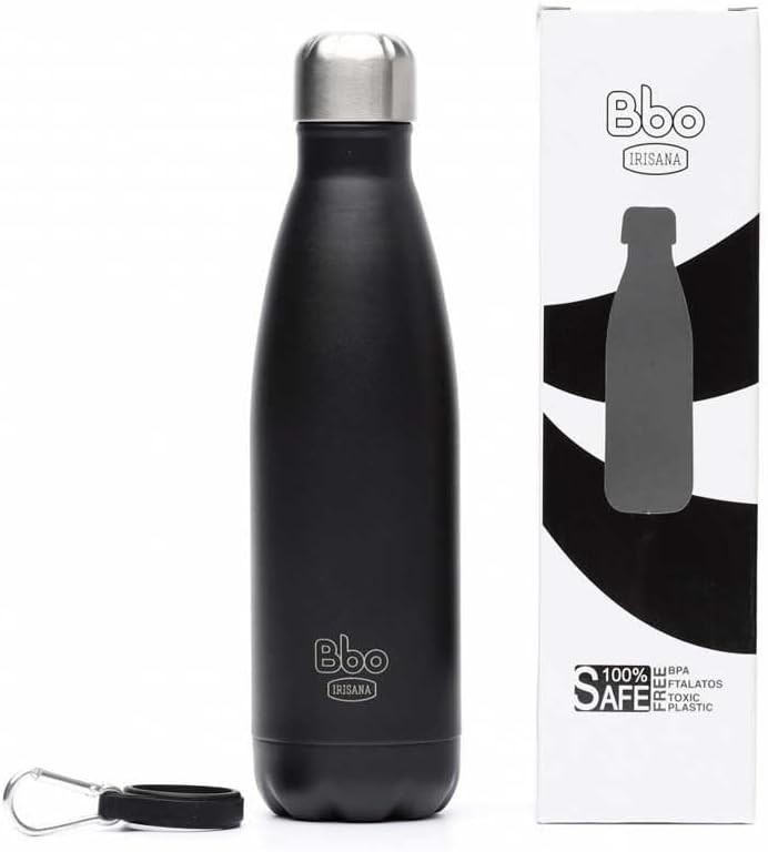 Reusable Bottle BBO7.500.NE, Unisex, Black, 500 ML