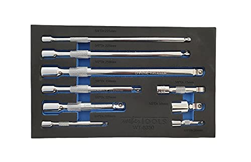 Juego de llaves de vaso (1/4", 3/8", 1/2", 9 piezas) Cover