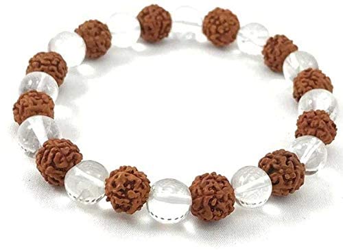 THE HIMALAYAN RIVER Rudraksha And Crystal Rudraksha Bracelet (B09T3MZ422) Amazon Price History, Amazon Price Tracker