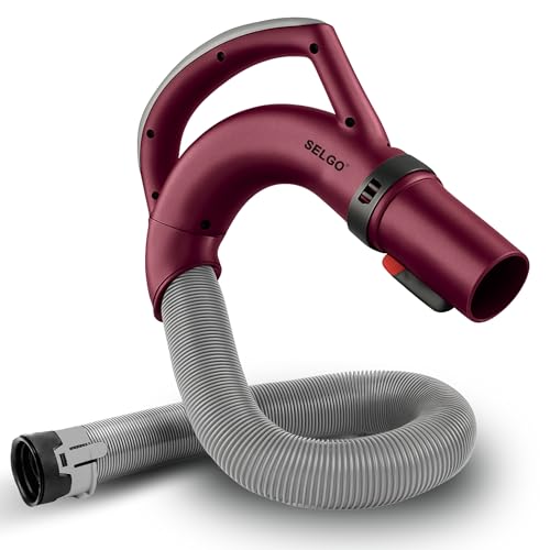 Selgo Upgraded Replacement Hose Handle - Premium Quality Shark OEM Vacuum Cleaner Hose Handle - Shark Navigator Rotator Lift-Away Upright for CU520 Series (Burgundy)