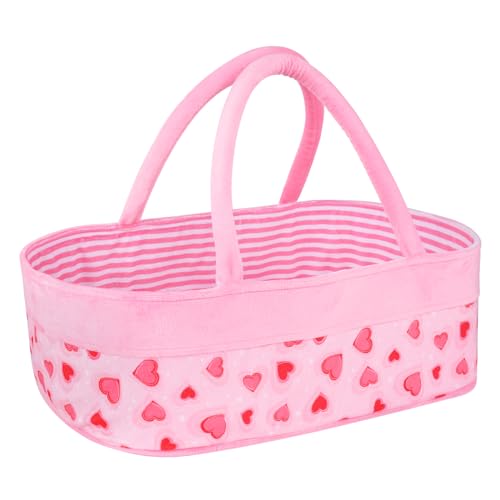 Babeside 1213 Reborn Baby Doll Bassinet For 17-22 Inch Dolls Foldable Baby Doll Crib Bed Soft Doll Carrier Doll Accessories cover