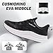 Women's Orthopedic Fashion Sneakers: Comfortable Plantar Fasciitis Orthotic Arch Support Bunions Recovery Trail Sneaker, Breathable Indoor Outdoor Cycling Driving Sport Walking Shoes Black Size 8.5