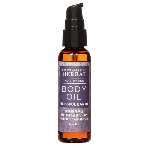 Moisturizing Body Oil For Women And Men, Lavender Bath And Body Oil For Dry Skin, Relaxing Lavender Massage Oil, Blissful Earth Scent, 2 Oz, Travel Size Skin Oil With Pump, Orasherbal, Ora's Amazing Herbal #TOP20