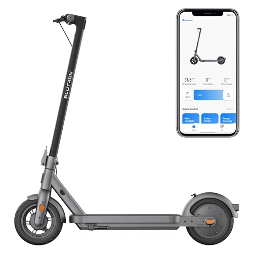 Blutron One Plus S65 Electric Scooter for Adults, 40 Miles Max Range & 20 MPH, Foldable E-Scooter with 800W Peak Power Motor, 10