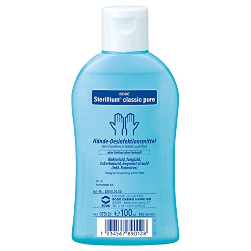 Sterillium 975121 Solución de desinfección de mano pura clásica, 100 ml Cover