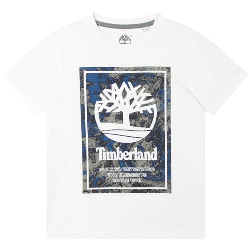 Timberland – Camiseta M.C. Blanco 100% Algodon 12AÑOS