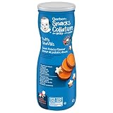 GERBER Puffs Sweet Potato Baby Snacks, 6 Tubs, 252 g