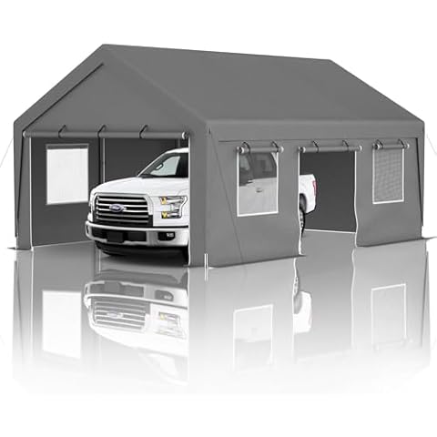 Jaxilyn 13x20ft Heavy Duty Carport Cover