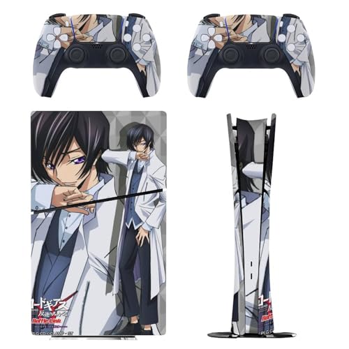 PS5 Slim �f�W�^���� �X�L���V�[�� �R�[�h�M�A�X���t�̃����[�V�� PlayStation 5 �ی�X�e�b�J�[ ���^�X�L�� �ی�V�[�� �S�ʕی� ���ʑΉ������ʑΉ� �ϋv�� �w��/��/����/�ق���h�~ ���B�� �C�A�[�� �U�M�ǂ� ��G��ǂ� �{�̂ƃQ