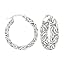 Small Byzantine Hoops 1 Inch
