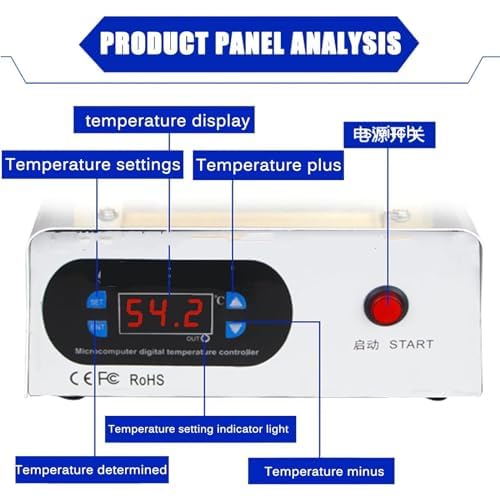Vakuumpumpe 6-10 CFM 1 Doppelstufige Klimaanlagen-Vakuumpumpe 5PA Ultimatives Vakuum-Kältemittel-HVAC-Luftwerkzeug (10 CFM 1 PS)