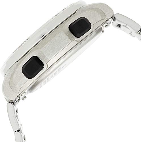 Citizen Mens Plastic Solarmate Watch Q & Q Chronograph Solar Digital Radio (Solar Mate) Silver Mhs7-200 10 Water Pressure, Dial-Color:Gray, Band Color:Silver