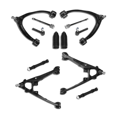 Frenzybro 12pcs Front Control Arm w/Ball Joints Sway Bar Tie