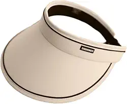 Chapéu de viseira de sol de aba larga, proteção UV UPF50+, chapéus de sol ajustáveis sem costura chapéus de praia com rabo de cavalo dobrável para esportes ao ar livre diariamente mulheres homens