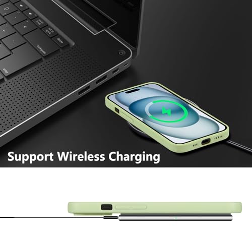 Coque silicone souple iPhone 15 Plus évite les rayures avec son design mince - 5