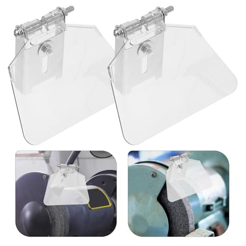 Protector ocular transparente Amosfun para evitar chispas en los ojos con amoladoras de banco 7