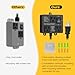 Automatic Vacuum Switch, Ortis Vacuum Switch for More Power Tools, Delay Vacuum On/Off to Prevent Circuit Overload and Tripping, Keep Your Workplace Cleaner, Better for Your Lung, Black
