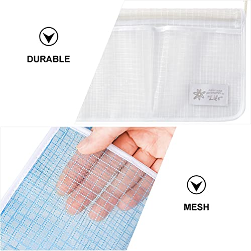 2 Unidades Saco de armazenamento de compartimento cinzeiro sacos de lanche de malha suporte para gel