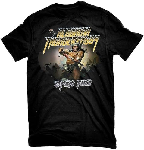 Photo de OPPUYYGHV bangtou Alabama Thunderpussy Open Fire T-Shirt Manches Courtes(3X-Large)