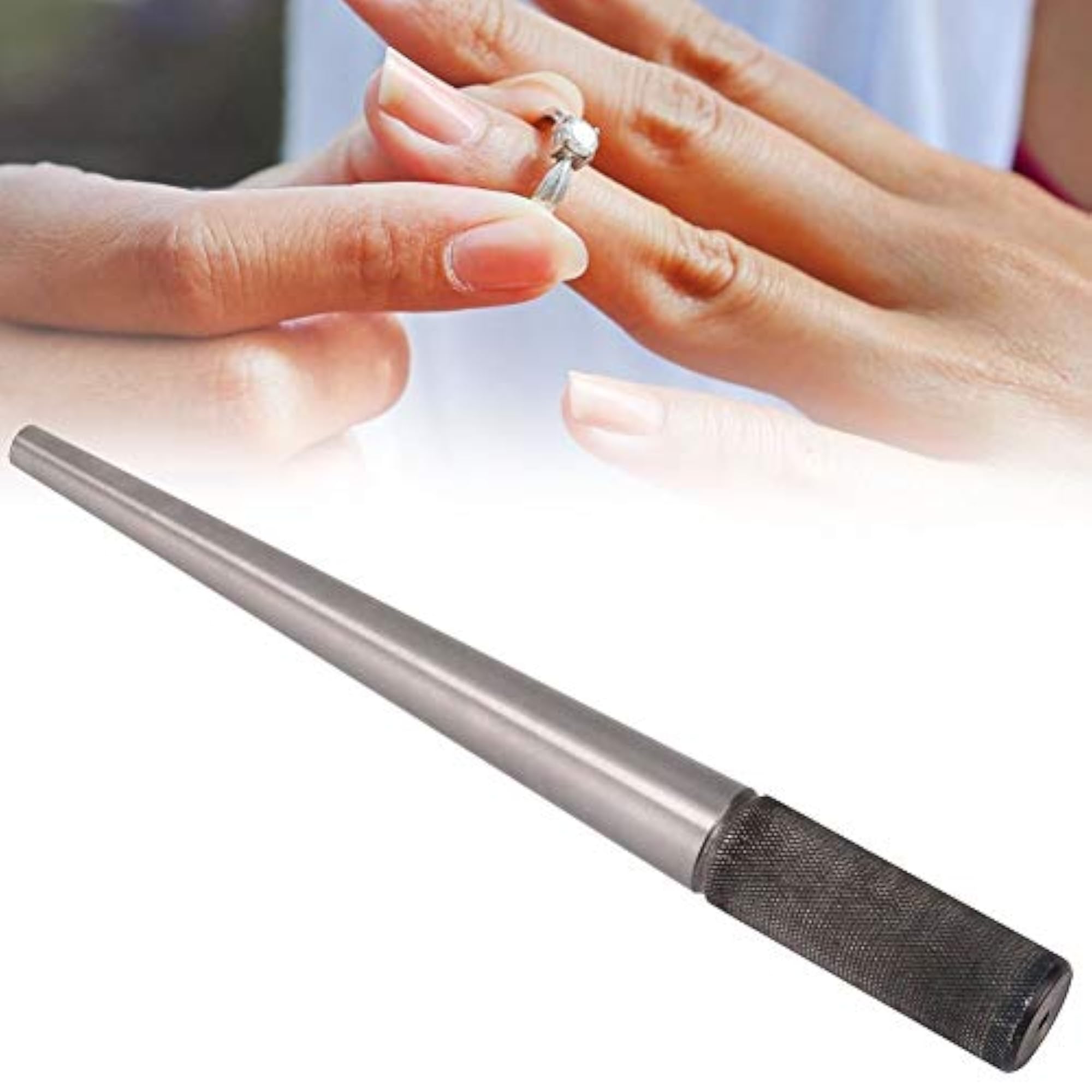 Jewelry Ring Tool, Black Ring Enlarger Stick