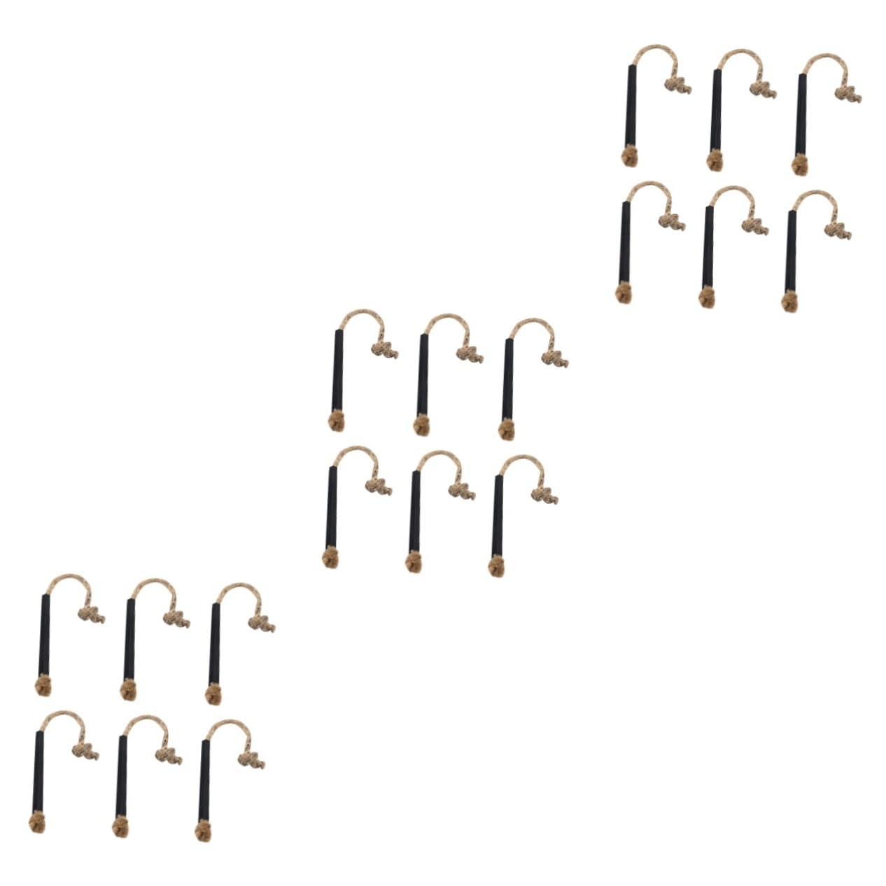 POPETPOP Lot De 3 Mèches De Survie Naturelles pour Randonnée Camping Barbecue Allumage De Feu 6 Pièces X 3