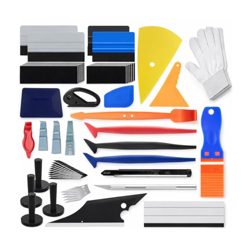 BESULEN 32PCS Car Wrap Tool Kit, Vehicle Vinyl Wrap Applicat