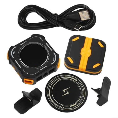 Snowchecking Magnetic Phone Cooler For Gaming, Mobile-Phone Cooling Fan Adjustable Magnetic Phone Radiator With 2000MAh Battery For Gaming Heat Dissipation