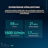ASUS Prime MR120 White ARGB-Gehäuselüfter Single Pack – Ansicht 6