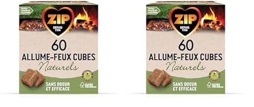 ZIP Cubes individuels naturels x60 (Lot de 2)