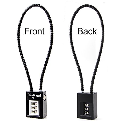 Riorand Trigger Lock 3 Digit Combination 15 Inch Gun Cable Lock (1Pc) #TOP1
