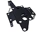 Post Mount Gate Latch Stainless Steel-Black Finish, The Perfect Latch To Secure Your Yard