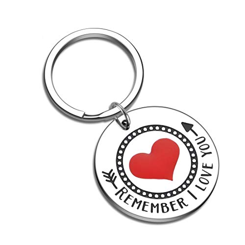 Valentines Day Gifts for Her Him Couple Keychain Gifts for Husband Girlfriend Boyfriend Wife for Anniversary Birthday Wedding Gift from Wifey Hubby Mothers Fathers Day Gift Remember i Love You Mom Dad