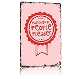 HSFHXY A Pathological People Pleaser You'Re Losing Me Lyrics Doodle 8x12 Inch Vintage Aluminum Metal Tin Signs-For Living Room Kitchen Patio Porch Backyard Home Decor Wall Decor