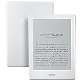 Kindle, écran tactile 6' (15,2 cm), sans éclairage intégré, Wi-Fi (Blanc), Génération précédente (8ème)