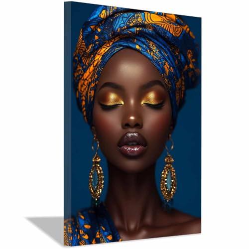 Peinture femme portrait glamour pour décoration de chambre chic