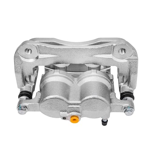 Image of Detroit Axle - Front Left Brake Caliper for Toyota Highlander Crown Lexus NX200t NX250 NX300 NX300h NX350 NX350h RX350 RX450h, Brake Caliper with Bracket Assembly Replacement