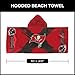 Northwest Tampa Bay Buccaneers NFL Cross Out Youth Hooded Micro Fiber Towel 22 x 51 Inches