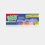 Smelly Proof SP-SM-BX Double Track Zipper Reusable Storage Bag, Clear, Small 6
