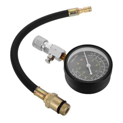 CTIRCHIU Misuratore Compressione Cilindri Per Test Motore Strumento Controllo Pressione Kit Adattatori Multiuso e Preciso