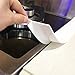 Kitchen Silicone Stove Counter Gap Cover - Flexible Easy Clean Heat Resistant Wide & Long Gap Cap Fillers, Seals Spills Between Appliances, Furniture, Stovetop, Oven, Washer & Dryer, Set of 2 (White)