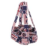 VANZACK Panier à Œufs Respirant avec Motif Drapeau Américain Contenant de Collecte Réutilisable pour Poule Canard Oie Ferme Jardin et Maison