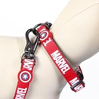 Collar Premium para Perros de Marvel - Color Negro, Rojo y