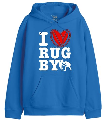 Republic Of California Uxrepczsw027 Sudadera con Capucha, Azul Rey, S para Hombre