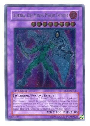 Amazon.com: Yu-Gi-Oh! - Elemental Hero Shining Phoenix Enforcer