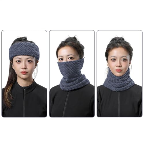 Polainas de pescoço quente de lã, Aquecedores de polainas de pescoço - Máscara facial de ciclismo de