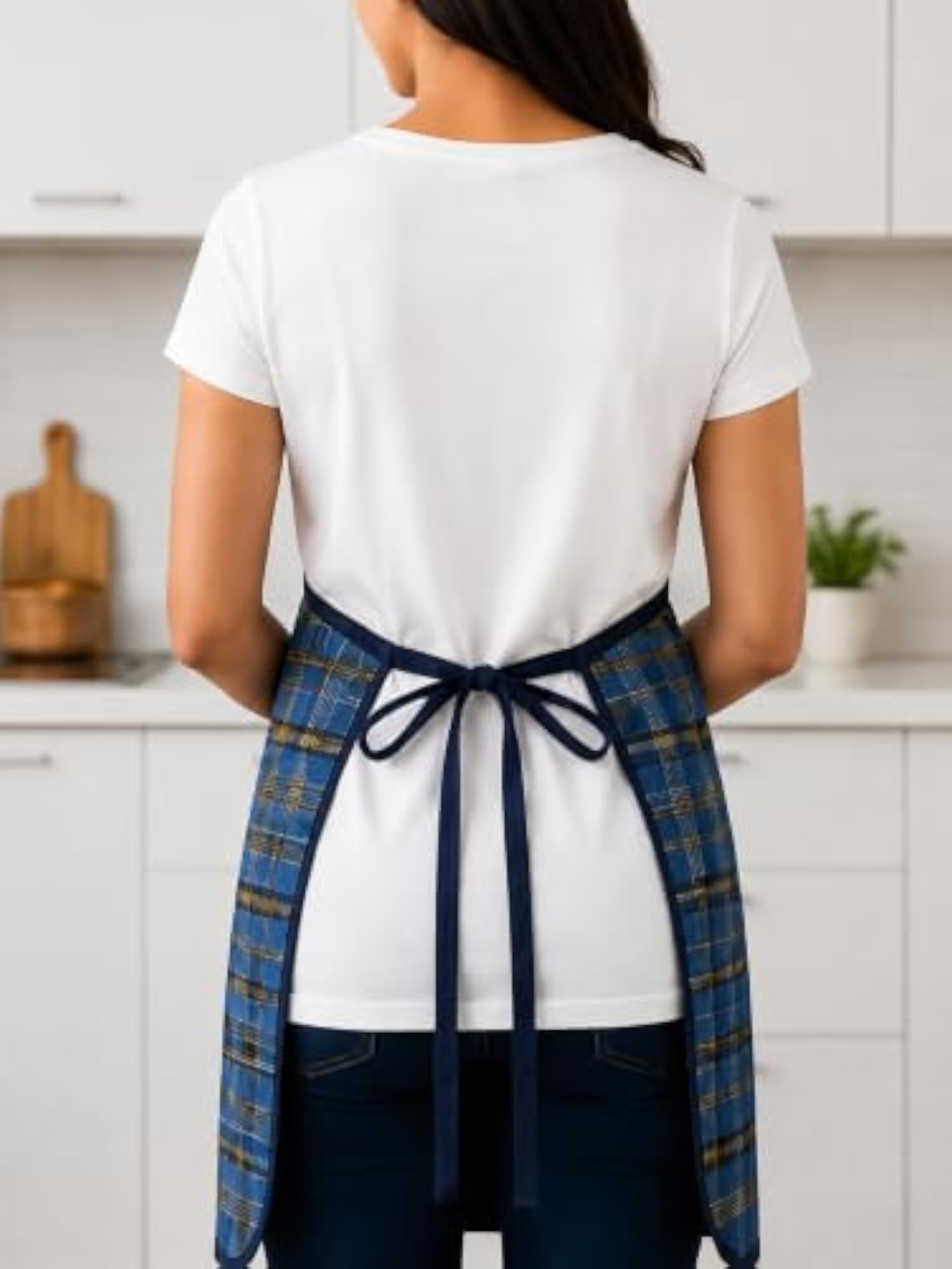 Kitchen Apron for Women & Men, Black