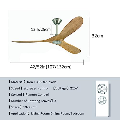 Ventilador de techo para dormitorio y sala Ksilent 7