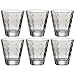 Produktbild LEONARDO HOME 025893 Trinkglas OPTIC 6er-Set 215 ml grau, Glas