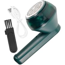 Electric Clothes Fuzz Shaver Portable USB Rechargeable Sweater Trimmer Lint Remover Tool for Clothing Sofa Bed Upholstery Hairball Scraper and Hair Sucker Lightweight and Reusable